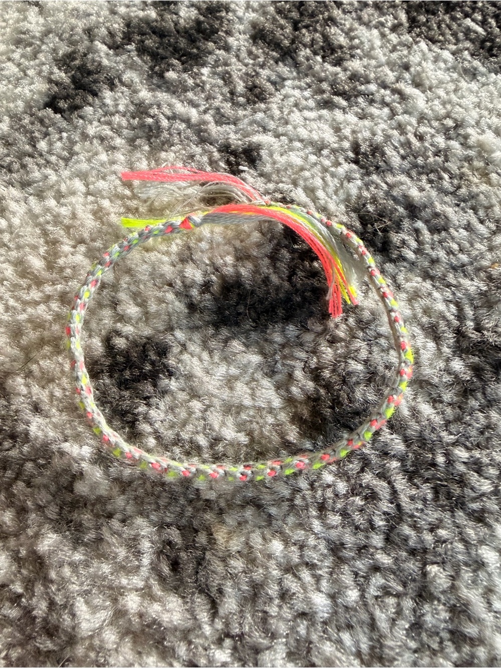 Neon Braided Friendship Bracelet